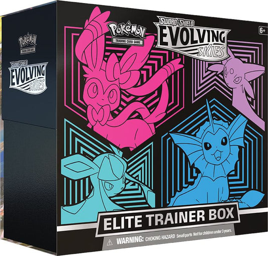 Pokemon Evolving Skies Elite Trainer Box [Glaceon/Vaporeon/Sylveon/Espeon]